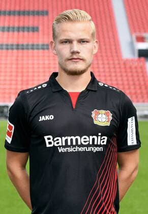 Fußball, GER, 1.BL, Porträttermin 2017 2018, Bayer Leverkusen: Joel Pohjanpalo (LEV). Einzelbild, Portrait, Porträt.