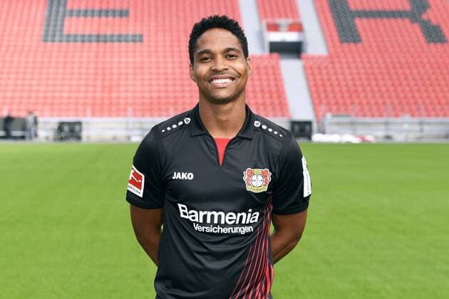 Fußball, GER, 1.BL, Porträttermin 2017 2018, Bayer Leverkusen: Wendell (LEV). Einzelbild, Portrait, Porträt.