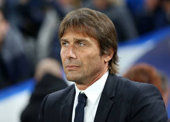 12th September 2017, Stamford Bridge, London, England; UEFA Champions League Group stage, Chelsea versus Qarabag FK; Chelsea Manager Antonio Conte looking on from the touchline before kick off  ActionPlus11929395