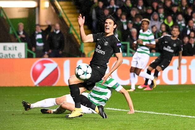 09 EDINSON CAVANI (psg) FOOTBALL : Celtic Glasgow vs Paris SG - Ligue des Champions - 12 09 2017 AnthonyBIBARD FEP Panoramic 