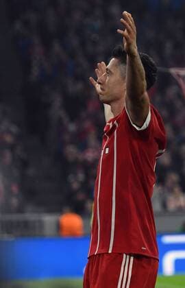 12.09.2017, xfux, Fussball Champions League, FC Bayern Muenchen - RSC Anderlecht, emspor, v.l. Robert Lewandowski (FC Bayern Muenchen) celebrate the goal, Torjubel zum 1:0 elfmetertor Muenchen