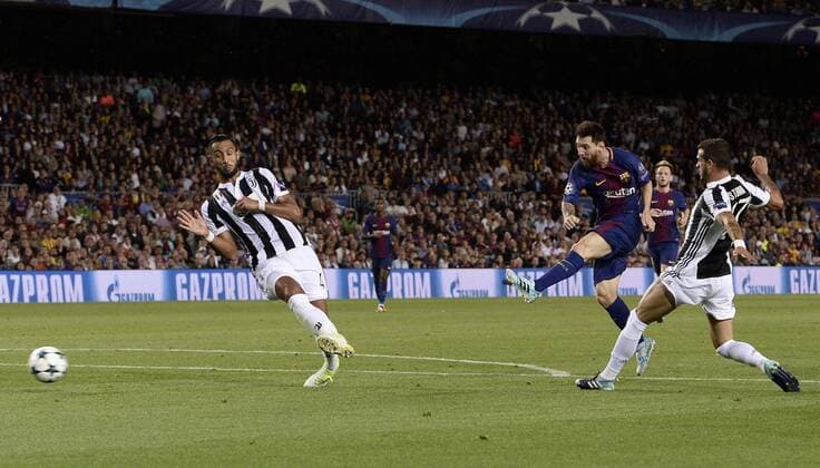 Db Barcellona (Spagna) 12 09 2017 - Champions League Barcellona-Juventus foto Daniele Buffa Image nella foto: gol Lionel Messi 