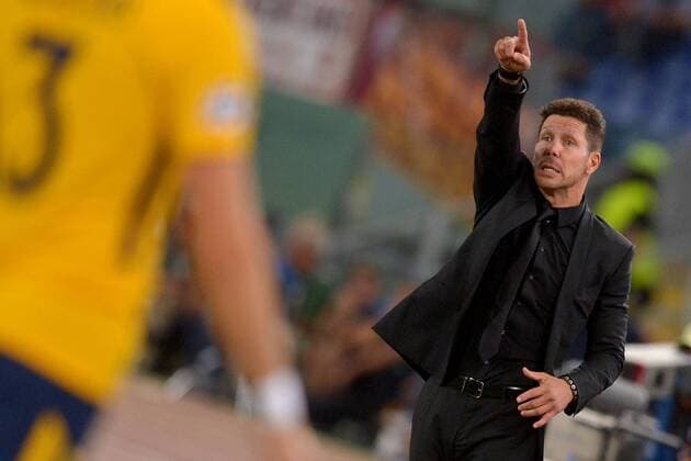 Diego Simeone, Atletico coach. Roma 12-09-2017 Stadio Olimpico Champions League, Fase a gironi. AS Roma - Atletico Madrid Foto Antonietta Baldassarre Insidefoto AntoxBaldassarre