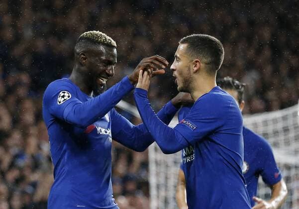 Chelsea s Tiemoue Bakayoko celebrates scoring his sides fourth goal during the champions league match at Stamford Bridge Stadium, London. Picture date 12th September 2017. Picture credit should read: David Klein Sportimage EDITORIAL USE ONLY. No use with unauthorised audio, video, data, fixture lists, club league logos or live services. Online in-match use limited to 120 images, no video emulation. No use in betting, games or single club league player publications.