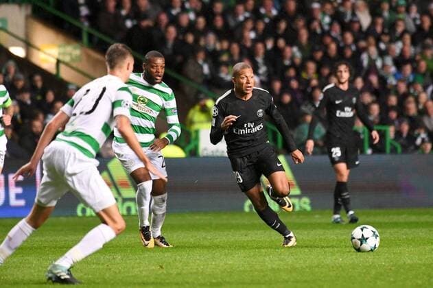 29 KYLIAN MBAPPE (psg) - 21 Olivier Ntcham (cel) FOOTBALL : Celtic Glasgow vs Paris SG - Ligue des Champions - 12 09 2017 AnthonyBIBARD FEP Panoramic 