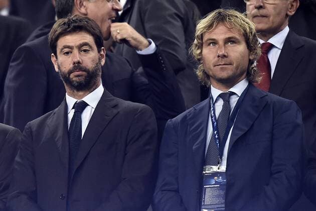 Db Barcellona (Spagna) 12 09 2017 - Champions League Barcellona-Juventus foto Daniele Buffa Image nella foto: Andrea Agnelli-Pavel Nedved 