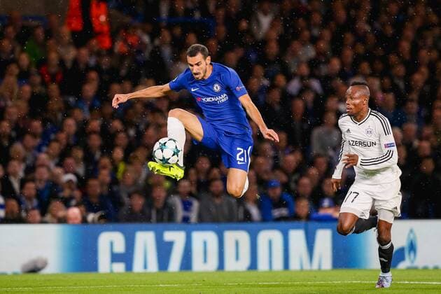 Bilder des Tages - SPORT Davide Zappacosta (Chelsea), SEPTEMBER 12, 2017 - Football Soccer : Davide Zappacosta of Chelsea during the UEFA Champions League Group Stage match between Chelsea and Qarabag FK at Stamford Bridge in London, England. Noxthirdxpartyxsales  (mdga017178)