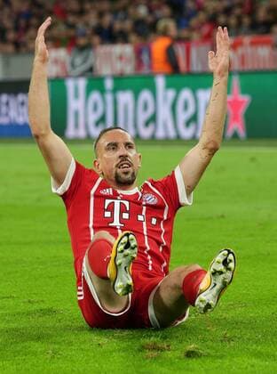 München , Fußball UEFA ChampionsLeague Bayern München vs. RSC Anderlecht , Franck Ribery ( Bayern )
