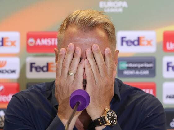 SOCCER - EL, Austria vs Milano, preview VIENNA,AUSTRIA,13.SEP.17 - SOCCER - UEFA Europa League, group stage, FK Austria Wien VS AC Milano, preview, press conference PK Pressekonferenz A.Wien. Image shows head coach Thorsten Fink (A.Wien). GEPAxpictures xChristianxOrt