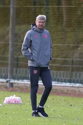 September 13, 2017 - London, England, United Kingdom - Arsenal manager Arsene Wenger during a Arsenal training session ahead of the UEFA Europa League Group H match against 1. FC KoÂ¶ln at Arsenal training centre , London Colney on 13 Sep 2017 St.Albans, England Arsenal Training  - ZUMAn230 20170913_zaa_n230_039 Copyright: xKieranxGalvinx