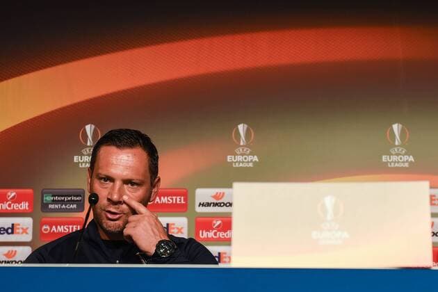 Fussball, Herren, 2017 18, UEFA EuroLeague, Hertha BSC, Pressekonferenz, Cheftrainer Pal Dardai (Hertha BSC), 13.09.17, Copyright: xMichaelxHundtx xMatthiasxKochx