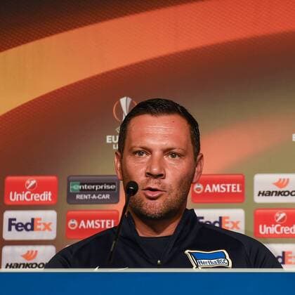 Fussball, Herren, 2017 18, UEFA EuroLeague, Hertha BSC, Pressekonferenz, Cheftrainer Pal Dardai (Hertha BSC), 13.09.17, Copyright: xMichaelxHundtx xMatthiasxKochx