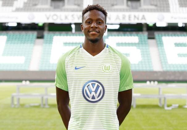 Divock Origi (14, Wolfsburg) Fußball Fussball DFL erste 1.Bundesliga Herren Saison 2017 2018 13.09.2017 VfL Wolfsburg Porträttermin Porträt, Vorstellung, Präsentation, Pressetermin