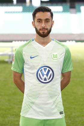 Yunus Malli (10, Wolfsburg) Fußball Fussball DFL erste 1.Bundesliga Herren Saison 2017 2018 13.09.2017 VfL Wolfsburg Porträttermin Porträt, Vorstellung, Präsentation, Pressetermin