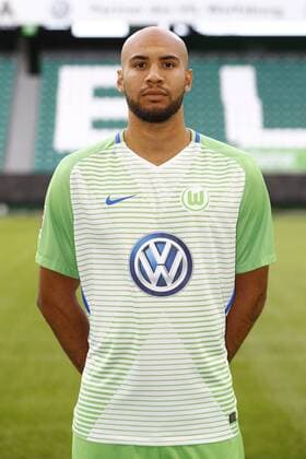John Anthony Brook (25, Wolfsburg) Fußball Fussball DFL erste 1.Bundesliga Herren Saison 2017 2018 13.09.2017 VfL Wolfsburg Porträttermin Porträt, Vorstellung, Präsentation, Pressetermin