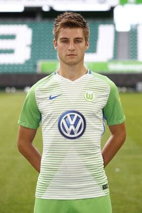 Robin Knoche (31, Wolfsburg) Fußball Fussball DFL erste 1.Bundesliga Herren Saison 2017 2018 13.09.2017 VfL Wolfsburg Porträttermin Porträt, Vorstellung, Präsentation, Pressetermin