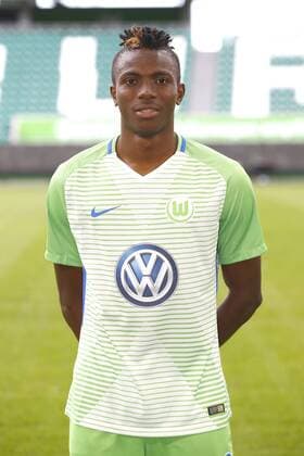 Victor Osimhen (18, Wolfsburg) Fußball Fussball DFL erste 1.Bundesliga Herren Saison 2017 2018 13.09.2017 VfL Wolfsburg Porträttermin Porträt, Vorstellung, Präsentation, Pressetermin