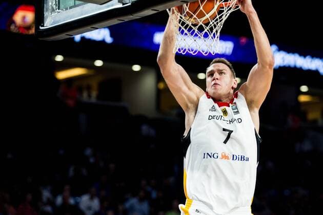 12.09.2017, Sinan Erdem Dome, Istanbul, TUR, FIBA EuroBasket 2017, Deutschland vs Spanien, Viertelfinale, im Bild Johannes Voigtmann of Germany during the EuroBasket 2017, quarter final match between Germany and Spain at the Sinan Erdem Dome in Istanbul, Turkey on 2017 09 12. Istanbul