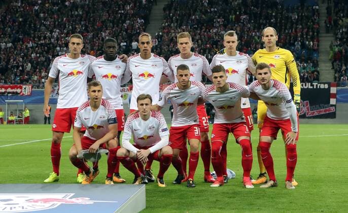 RB Leipzig - Monaco Fussball Champions League Leipzig, 13.09.2017, Red Bull Arena, Fussball, UEFA Champions League, Gruppe G, 1.Spieltag , RB Leipzig vs. AS Monaco , Im Bild; Teamfoto. ,