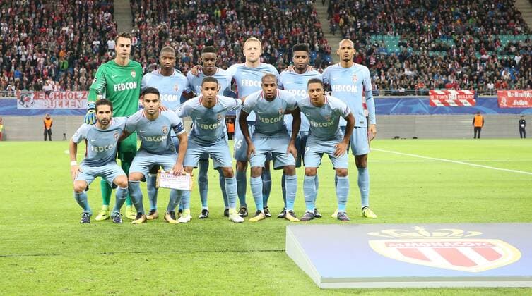 RB Leipzig - Monaco Fussball Champions League Leipzig, 13.09.2017, Red Bull Arena, Fussball, UEFA Champions League, Gruppe G, 1.Spieltag , RB Leipzig vs. AS Monaco , Im Bild: Monaco Teamfoto . ,