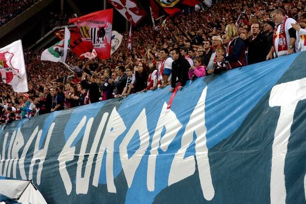 Fussball, Herren, Saison 2017 2018, Champions League (Gruppe G, 1. Spieltag), RB Leipzig - AS Monaco, Fans von RB Leipzig, 13.09.2017, Copyright: xMatthiasxKochx