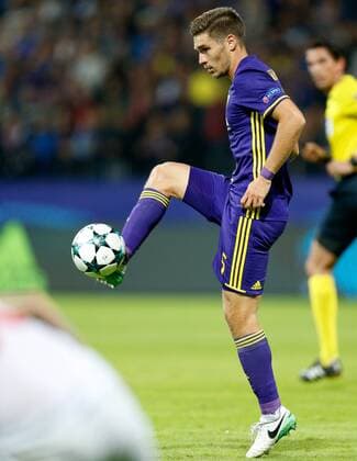 SOCCER - CL, Maribor vs Spartak MARIBOR,SLOVENIA,13.SEP.17 - UEFA Champions League, group stage, NK Maribor vs FK Spartak Moscow. Image shows Blaz Vrhovec (Maribor). GEPAxpictures xDavidxRodriguez