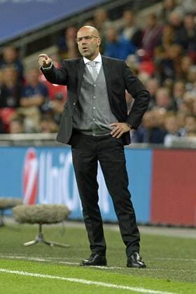 London, England 13.09.2017, UEFA Champions League - 2017 18 Season, Group H - Matchday 1, Tottenham Hotspur- Borussia Dortmund, Peter Bosz ( Trainer Dortmund ) ( DeFodi521