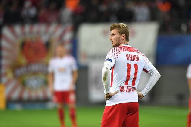 Fussball, Herren, Saison 2017 2018, Champions League (Gruppe G, 1. Spieltag), RB Leipzig - AS Monaco, Timo Werner (Nr. 11, RB Leipzig), 13.09.2017, Copyright: xMatthiasxKochx