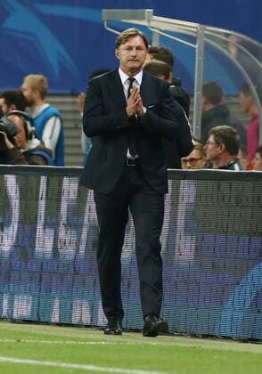 Trainer Ralph Hasenhüttl Einzelbild Freisteller Aktion Fußball Fussball UEFA CL Championsleague Herren Saison 2017 2018 13.09.2017 RB Leipzig RBL vs. AS Monaco