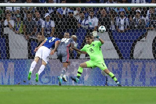 September 13, 2017 - Porto, Porto, Portugal - Besiktas midfielder Talisca (C) score a goal during the FC Porto v Besiktas - UEFA Champions League Group G round one match at Dragao Stadium on September 13, 2017 in Porto, Portugal. FC Porto v Besiktas - UEFA Champions League  - ZUMAn230 20170913_zaa_n230_168 Copyright: xDpix