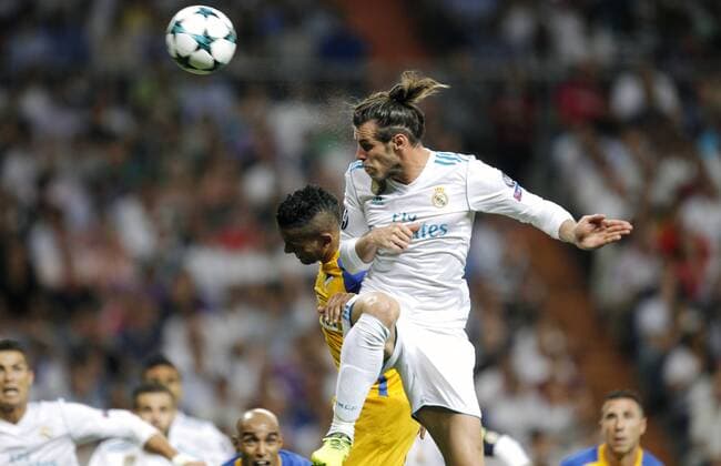 Partido de la Champions League disputado entre Real Madrid y Apoel. En la imagen, Bale. Champions League match played between Real Madrid and Apoel. In this picture, Bale. 