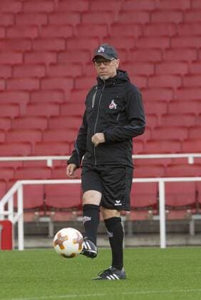 1. FC Köln Europapokal EuropaLeague Abschlusstraining Emirates Stadium London England Datum: 13.09.2017 Trainer Peter Stöger (1. FC Köln)