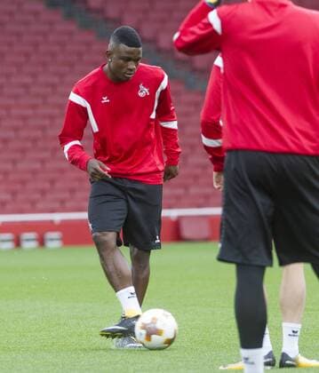 1. FC Köln Europapokal EuropaLeague Abschlusstraining Emirates Stadium London England Datum: 13.09.2017 Jhon Cordoba (1. FC Köln)