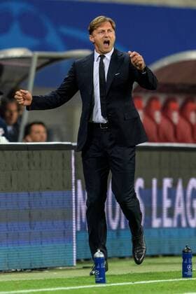 Trainer Ralph Hasenhuettl (RB Leipzig) beim Championsleague Spiel zwischen RB Leipzig und AS Monaco am 13.09.2017, Leipzig Copyright: xSchueler Eibner-Pressefotox EP_JSE