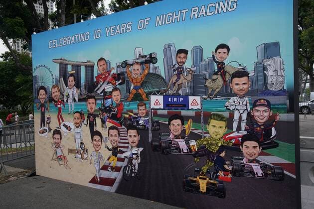 Bilder des Tages - SPORT Singapore Grand Prix 14 - 17 September 2017 14.09.2017 - Circuit Atmosphere 