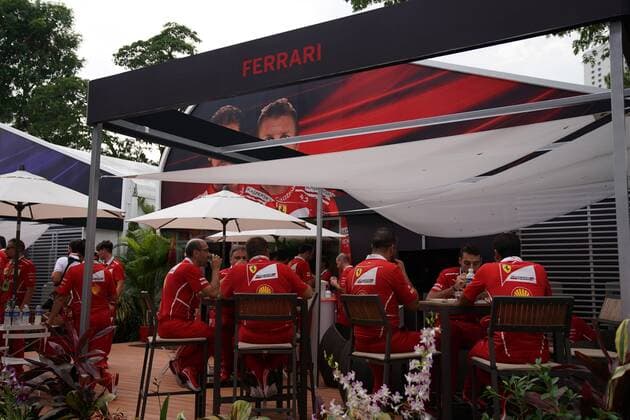 Singapore Grand Prix 14 - 17 September 2017 14.09.2017 - Ferrari Hospitality 