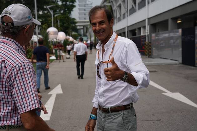 Singapore Grand Prix 14 - 17 September 2017 14.09.2017 - Emanuele Pirro (ITA), FIA Steward 