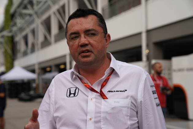 Singapore Grand Prix 14 - 17 September 2017 14.09.2017 - Eric Boullier (FRA) McLaren Racing Director 