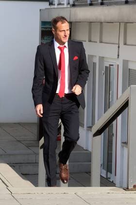 1.FC Köln Euroleague Abfahrt zum Spiel bei Arsenal London Matthias Lehmann 13.09.2017