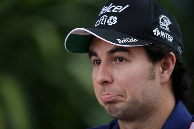 14.09.2017 - Sergio Perez (MEX) Sahara Force India F1 VJM010 Singapore Grand Prix 14 - 17 September 2017 14.09.2017 - Sergio Perez (MEX) Sahara Force India F1 VJM010 