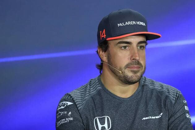 14th September 2017, Marina Bay Street Circuit, Singapore; Singapore Grand Prix, Driver press conference PK Pressekonferenz Fernando Alonso - McLaren Honda  ActionPlus11929932