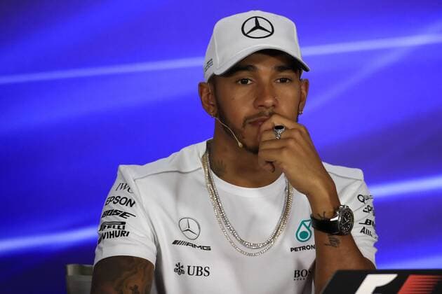 14th September 2017, Marina Bay Street Circuit, Singapore; Singapore Grand Prix, Driver press conference PK Pressekonferenz Lewis Hamilton - Mercedes AMG Petronas F1 Team  ActionPlus11929939