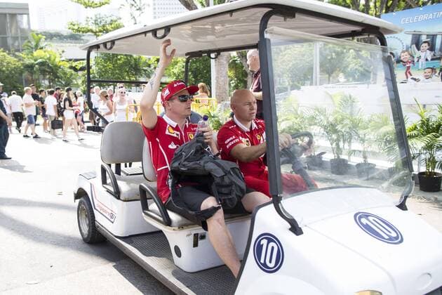 Motorsports: FIA Formula One World Championship WM Weltmeisterschaft 2017, Grand Prix of Singapore, 7 Kimi Raikkonen (FIN, Scuderia Ferrari), Singapore Singapore