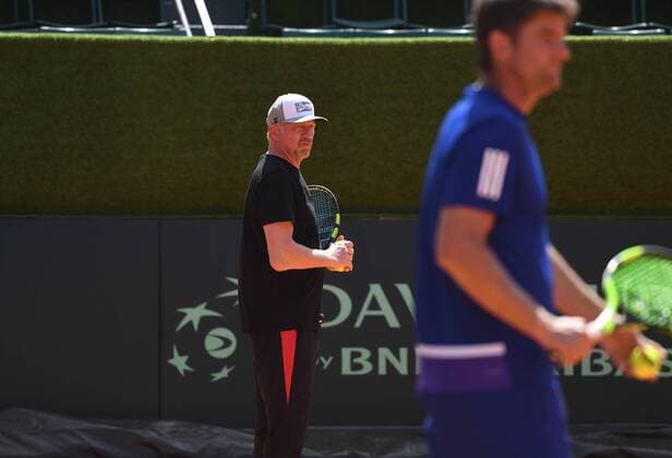 2017 Davis Cup Worldgroup Playoffs Portugal Germany Lissabon,Portugal Boris Becker,Michael Kohlmann