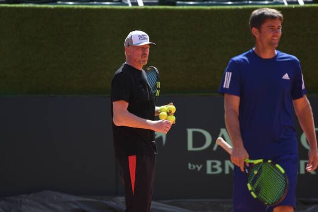 2017 Davis Cup Worldgroup Playoffs Portugal Germany Lissabon,Portugal Boris Becker,Michael Kohlmann