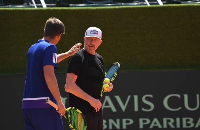 2017 Davis Cup Worldgroup Playoffs Portugal Germany Lissabon,Portugal Boris Becker,Michael Kohlmann