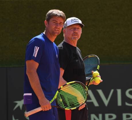 2017 Davis Cup Worldgroup Playoffs Portugal Germany Lissabon,Portugal Boris Becker,Michael Kohlmann