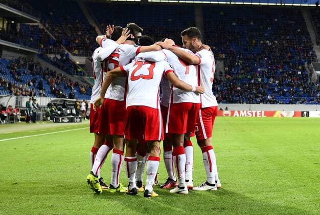 TOR zum 1:1 durch Joao Carlos Teixeira Sporting Braga Torjubel TSG 1899 Hoffenheim vs Sporting SC Braga Europa League 14.09.2017 TSG 1899 Hoffenheim vs Sporting SC Braga