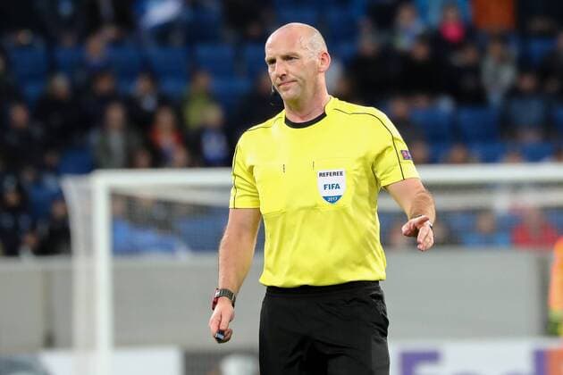 Bobby Madden (Schiedsrichter, Schottland), Einzelbild, Aktion, Action, Fussball, UEFA Europa League, TSG 1899 Hoffenheim - SC Braga,