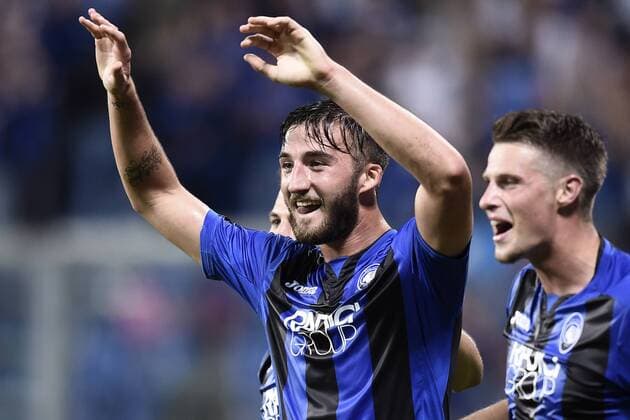 Db Reggio Emilia 14 09 2017 - Europa League Atalanta-Everton foto Daniele Buffa Image nella foto: esultanza gol Bryan Cristante 